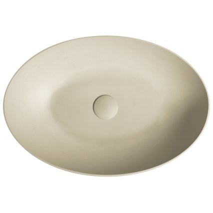 Sapho - Aufsatzwaschbecken FORMIGO 60x40 cm Beton/Beige