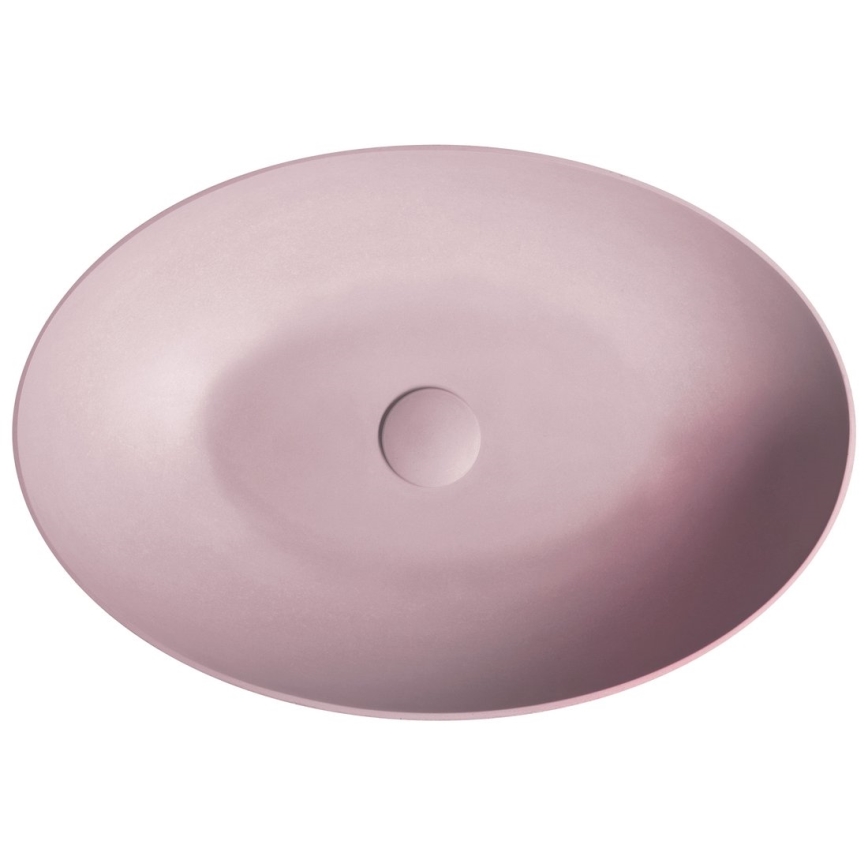 Sapho - Aufsatzwaschbecken FORMIGO 60x40 cm Beton/Rosa