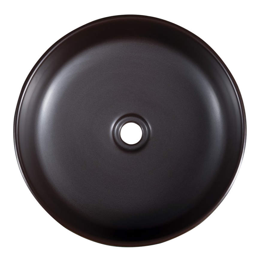 Sapho - Aufsatzwaschbecken PRIORI Ø 41 cm braun/blau