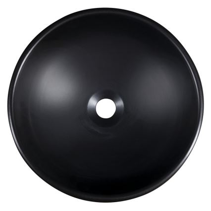 Sapho - Aufsatzwaschbecken PRIORI Ø 41 cm schwarz/weiß