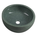 Sapho - Aufsatzwaschbecken PRIORI Ø 42 cm Keramik/grün