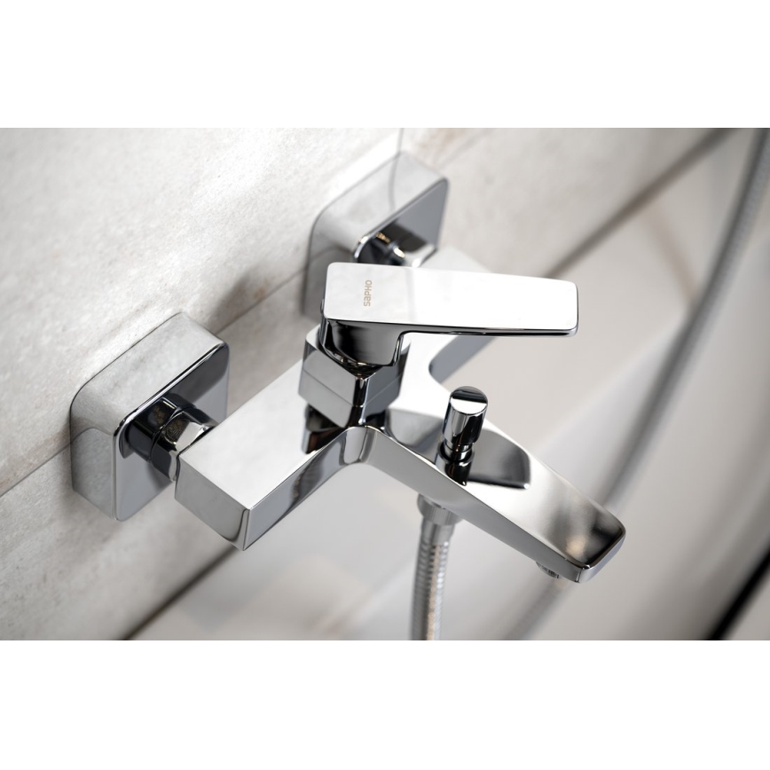 Sapho - Badewannenarmatur TURSI, glänzender Chrom
