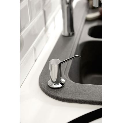 Sapho - Distributore di sapone da incasso cromo lucido