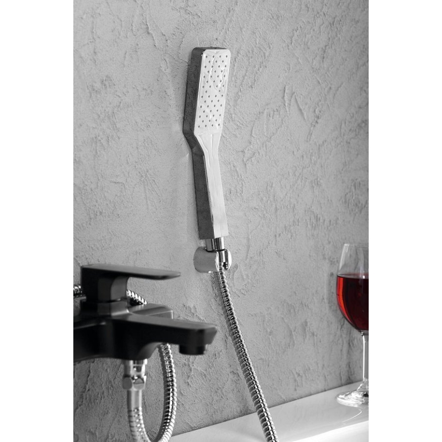 Sapho - Doccia a mano con sistema autopulente, cromo lucido