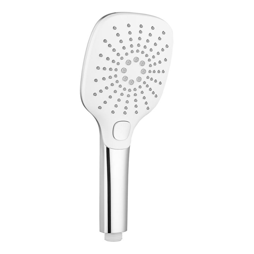 Sapho - Doccia portatile con tasto cromo lucido