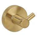 Sapho - Doppel-Wandhaken X-ROUND 5,5x5 cm goldfarben