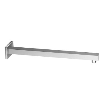 Sapho - Duscharm eckig 44 cm glänzendes Chrom
