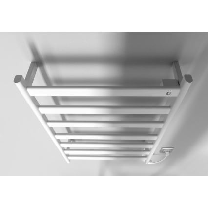 Sapho - Elektrischer Handtuchheizkörper ELIAS 105W/230V 49x73 cm mattweiß