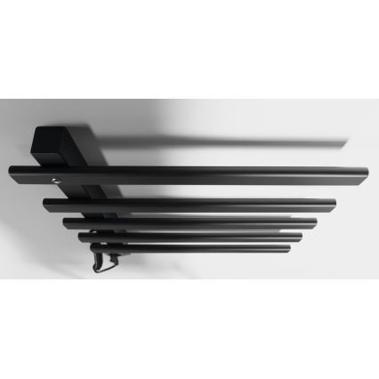 Sapho - Elektrischer Handtuchwärmer ELCOR 63W/230V 48x52 cm matt schwarz