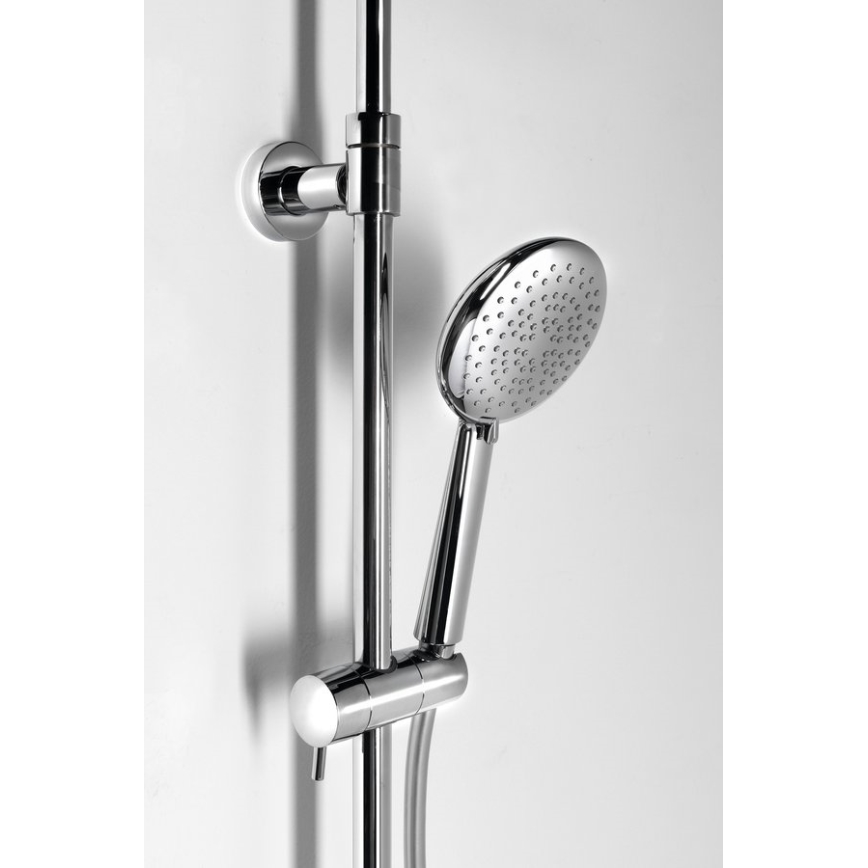 Sapho - Ensemble de douche avec mitigeur SOLARIS chrome brillant