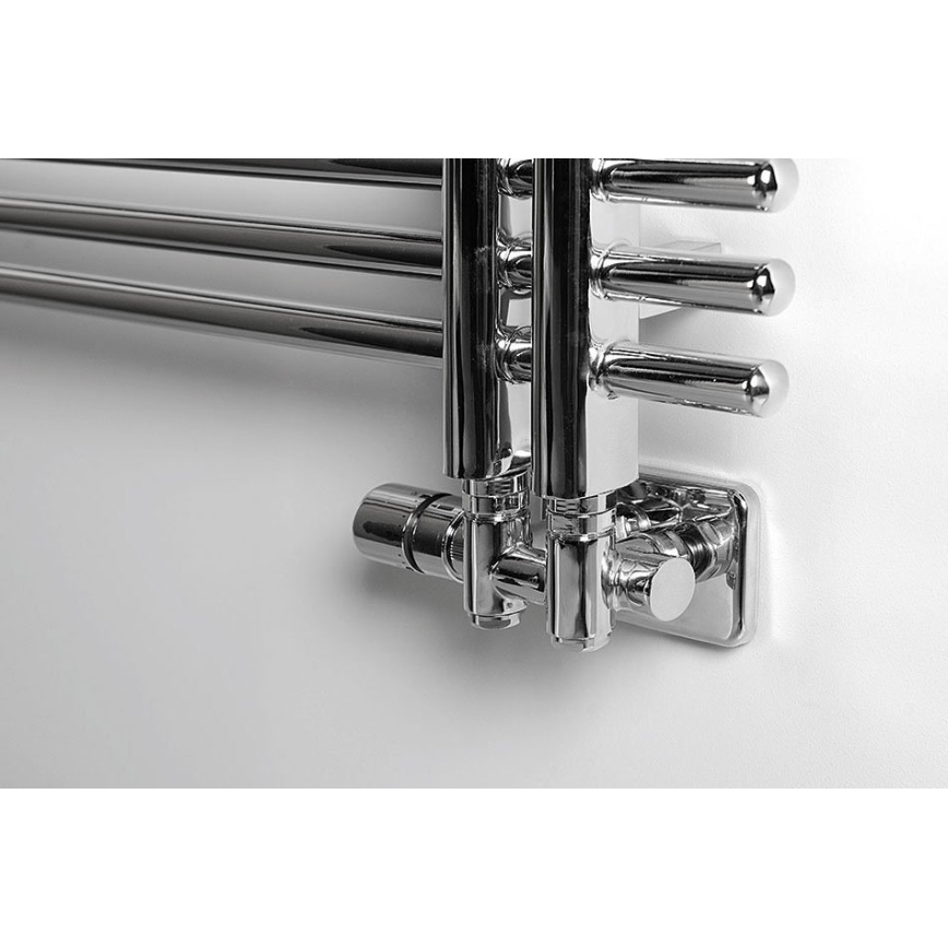 Sapho - Kit thermostatique de raccordement pour connexion centrale TWIN COMBI gauche/chrome brillant