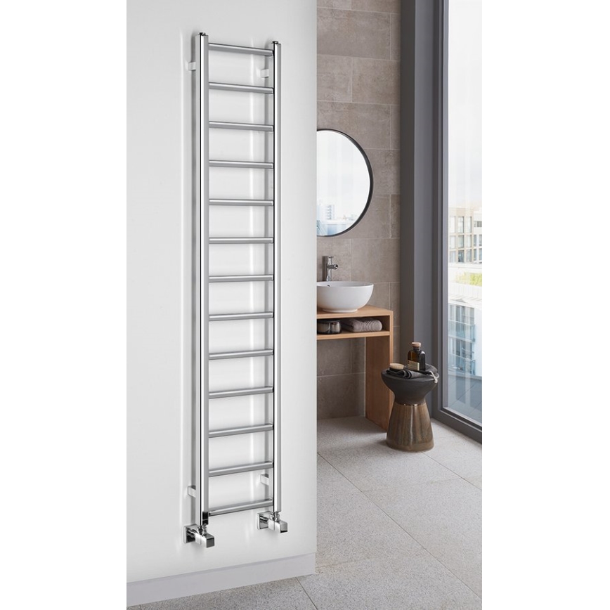 Sapho - Handtuchheizkörper METRO LIGHT 276 W/230 V 30 x 150 cm glänzender Chrom