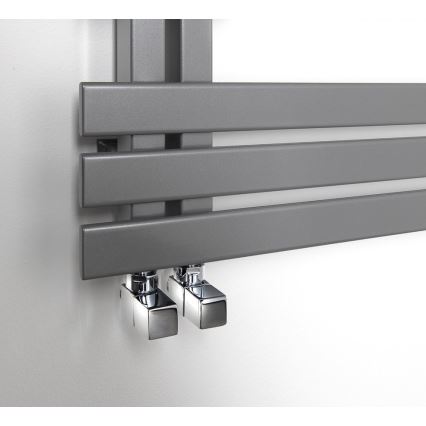 Sapho - Kit di collegamento per valvole angolari CUBE, 2 pz, cromo lucido