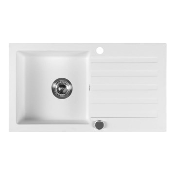 Sapho - Küchenspüle 78x44 cm Granit/Weiß