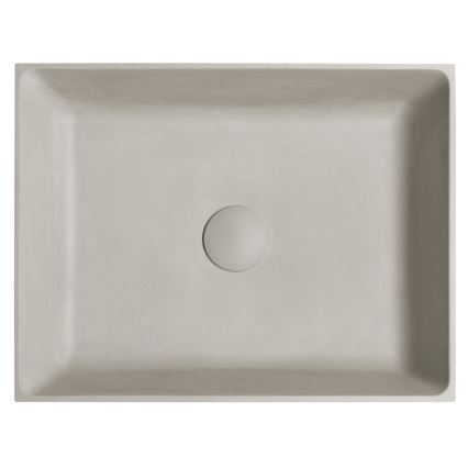 Sapho - Lavabo à poser sur plan FORMIGO 47,5x36,5 cm béton/sable mat