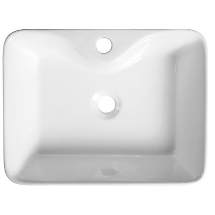 Sapho - Lavabo da appoggio BALENA 48x37 cm ceramica/bianco
