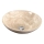 Sapho - Lavabo da appoggio BLOK Ø 40 cm beige/travertino