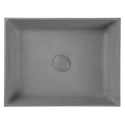 Sapho - Lavabo da appoggio FORMIGO 47,5x36,5 cm cemento/grigio