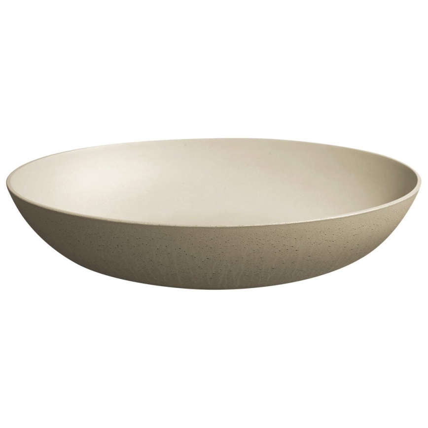 Sapho - Lavabo da appoggio FORMIGO 60x40 cm cemento/beige