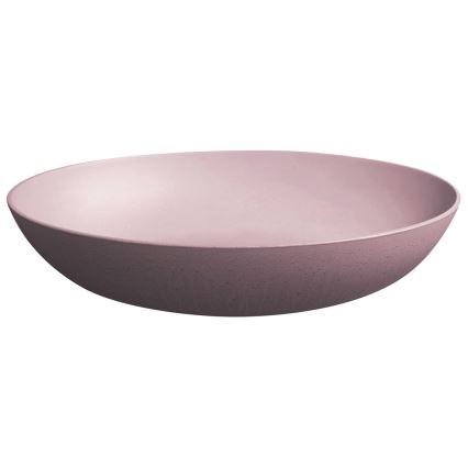 Sapho - Lavabo da appoggio FORMIGO 60x40 cm cemento/rosa