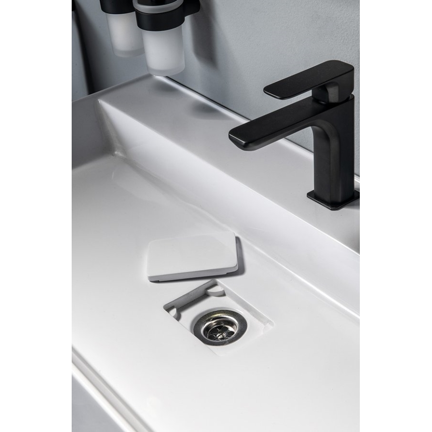 Sapho - Lavabo da appoggio GODIVA 68x44 cm marmo/bianco