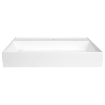 Sapho - Lavabo da appoggio GODIVA 68x44 cm marmo/bianco