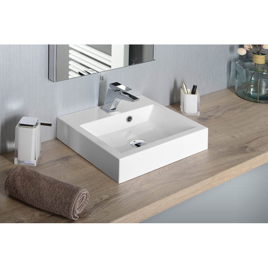 Sapho - Lavabo da appoggio ORINOKO 42x36 cm ceramica/bianco