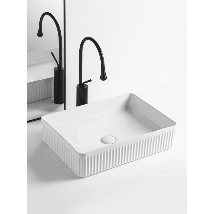 Sapho - Lavabo da appoggio PICOBELLO 50x34 cm ceramica/bianco