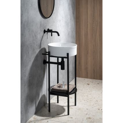 Sapho - Lavabo da appoggio PICOBELLO Ø 37 cm ceramica/bianco