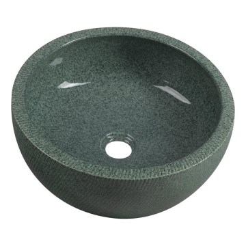Sapho - Lavabo da appoggio PRIORI Ø 42 cm ceramica/verde
