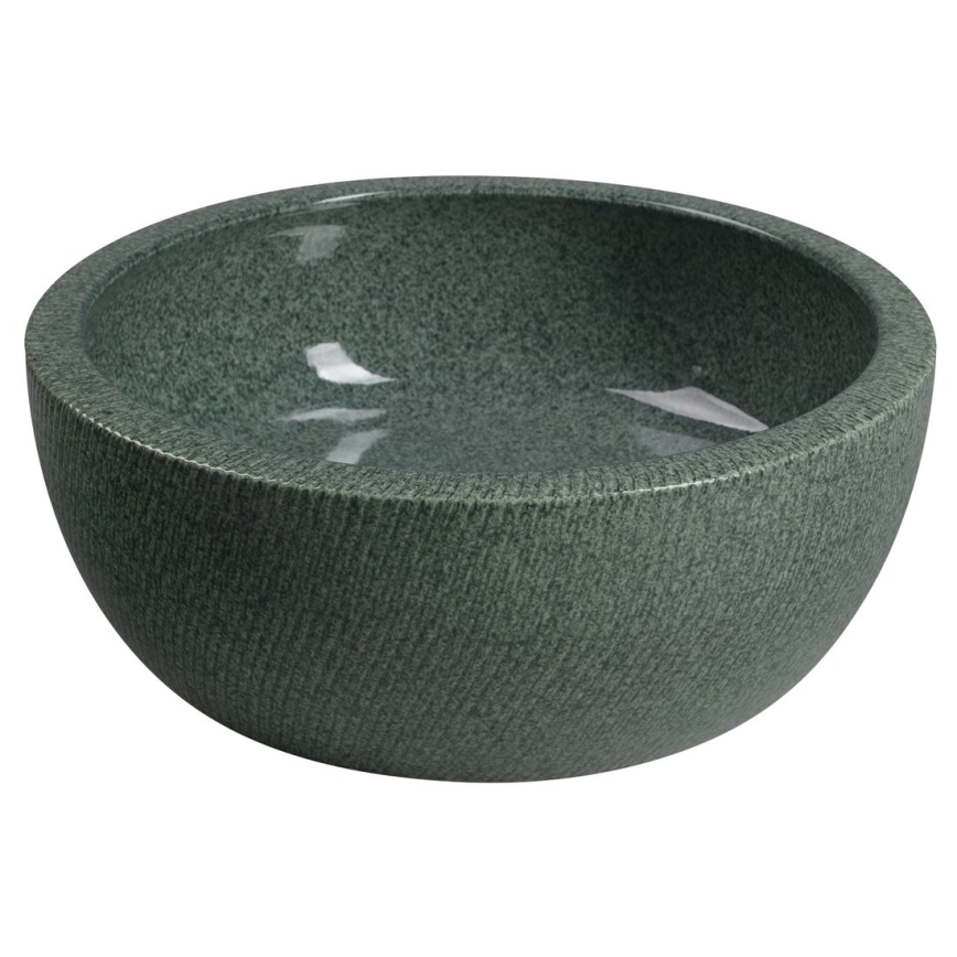 Sapho - Lavabo da appoggio PRIORI Ø 42 cm ceramica/verde