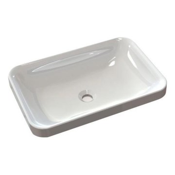 Sapho - Lavabo da incasso ASOFFI 55x37 cm marmo/bianco