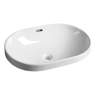 Sapho - Lavabo da incasso LIMA 60x40 cm ceramica/bianco