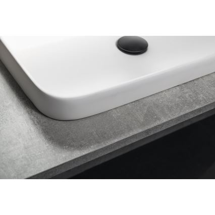 Sapho - Lavabo encastré 55x39 cm céramique/blanc