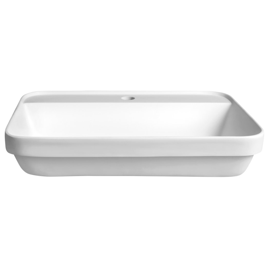 Sapho - Lavabo encastré 55x39 cm céramique/blanc