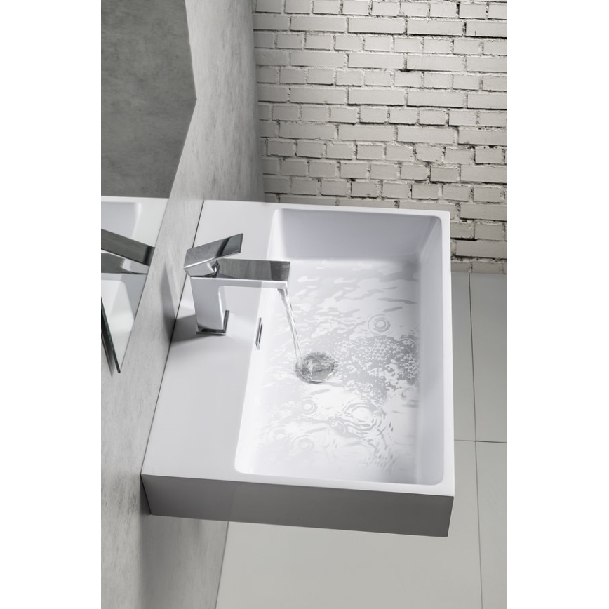 Sapho - Lavabo sospeso AQUATIC 60x46 cm ceramica/bianco