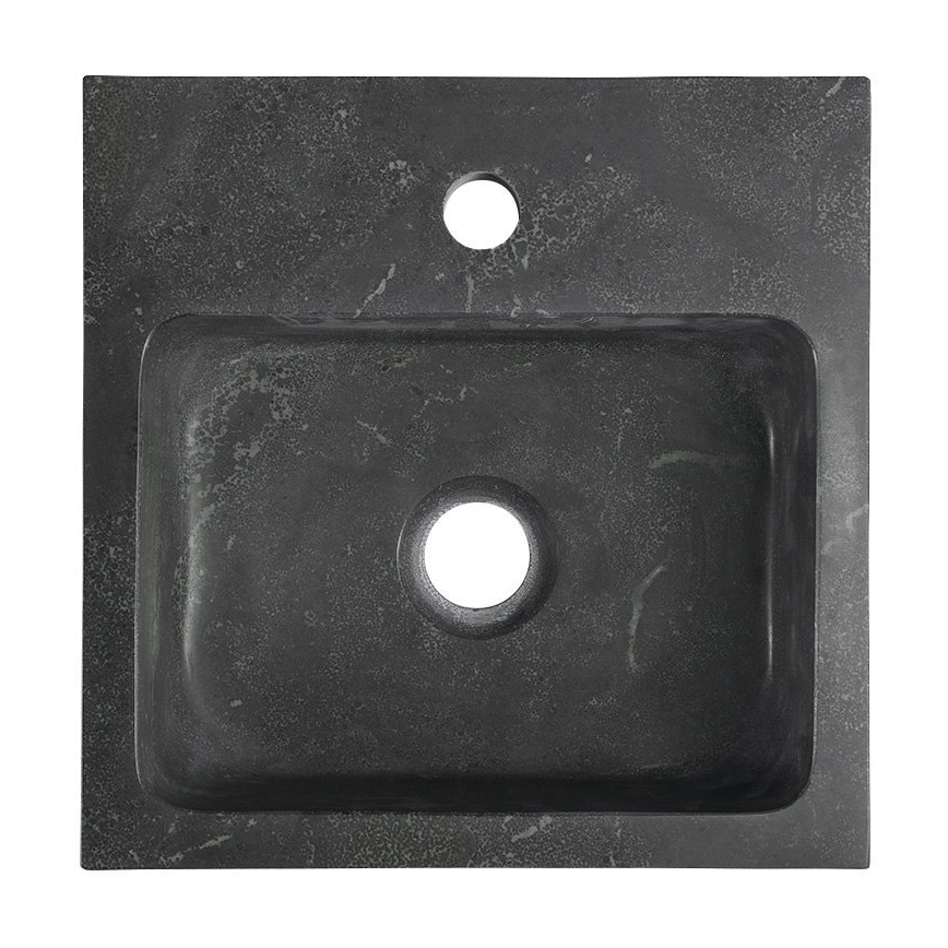 Sapho - Lavabo sospeso BLOK 30x30 cm antracite