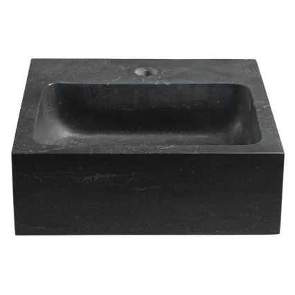 Sapho - Lavabo sospeso BLOK 30x30 cm antracite