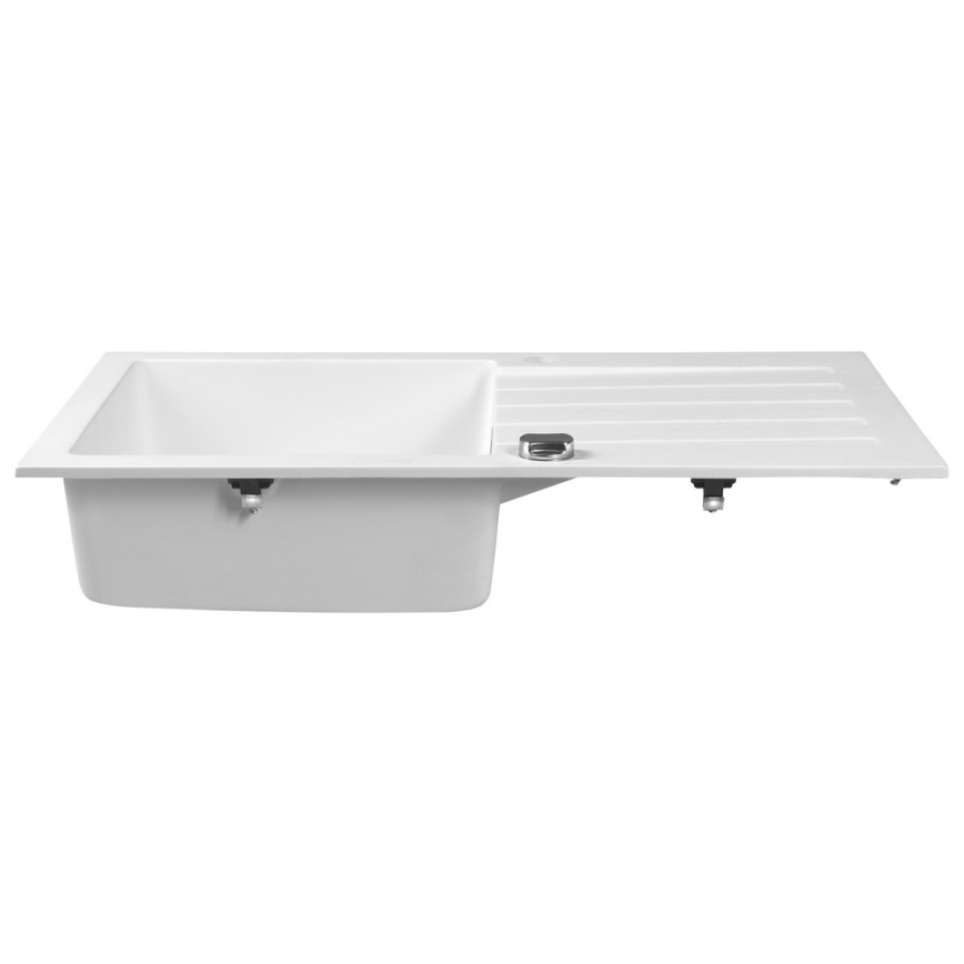 Sapho - Lavello da cucina 78x44 cm granito/bianco