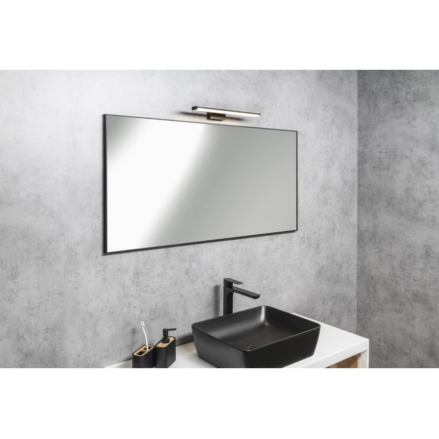 Sapho - Miroir encadré AROWANA 50x80, noir mat