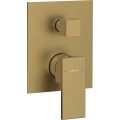 Sapho - Miscelatore doccia da incasso CUBEMIX finitura oro opaco