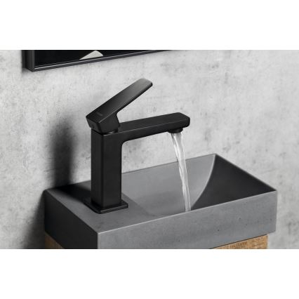 Sapho - Miscelatore per lavabo TURSI 15 cm nero opaco