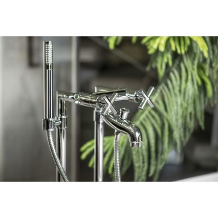 Sapho - Mitigeur de baignoire AXIA RETRO chromé brillant