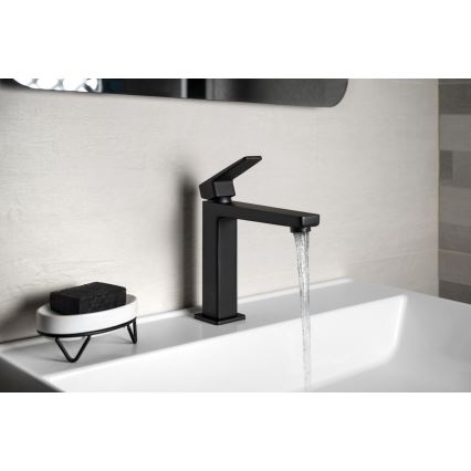 Sapho - Mitigeur de lavabo TURSI 19 cm noir mat
