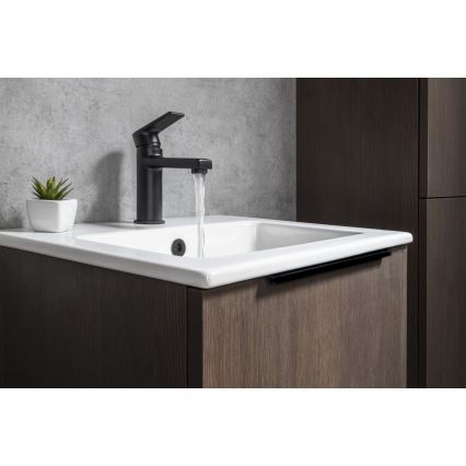 Sapho - Mitigeur pour lavabo KAI 15 cm noir mat
