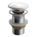Sapho - Piletta per lavabo Click-Clack DALMA Ø 6,7 cm Carrara