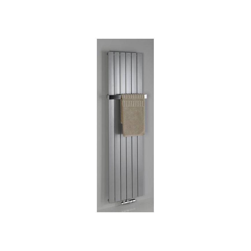 Sapho - Portasciugamani da parete COLONNA 8x34 cm in acciaio inox spazzolato