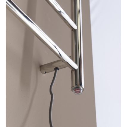 Sapho - Portasciugamani elettrico REDONDO 75W/230V 90 cm cromo lucido destra arrotondato