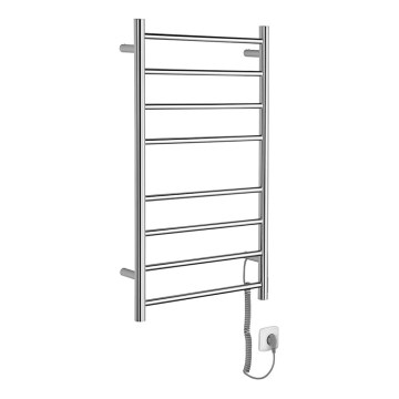 Sapho - Portasciugamani elettrico REDONDO 75W/230V 90 cm cromo lucido destra arrotondato