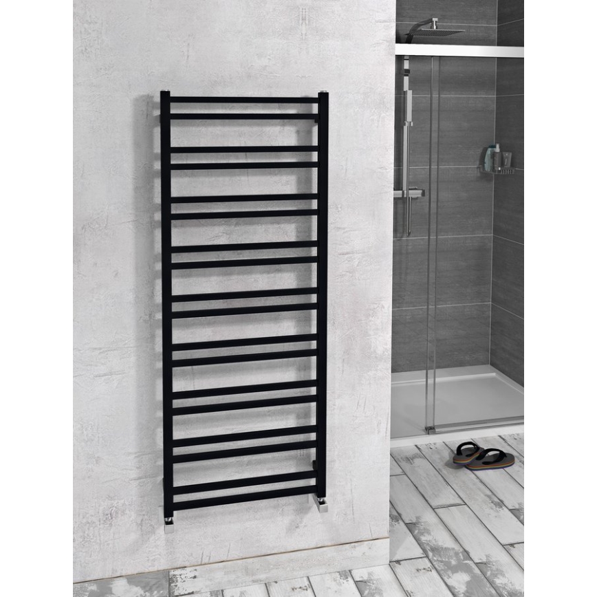 Sapho - Radiateur de salle de bains METRO DOS 476W/230V 55x143 cm noir mat